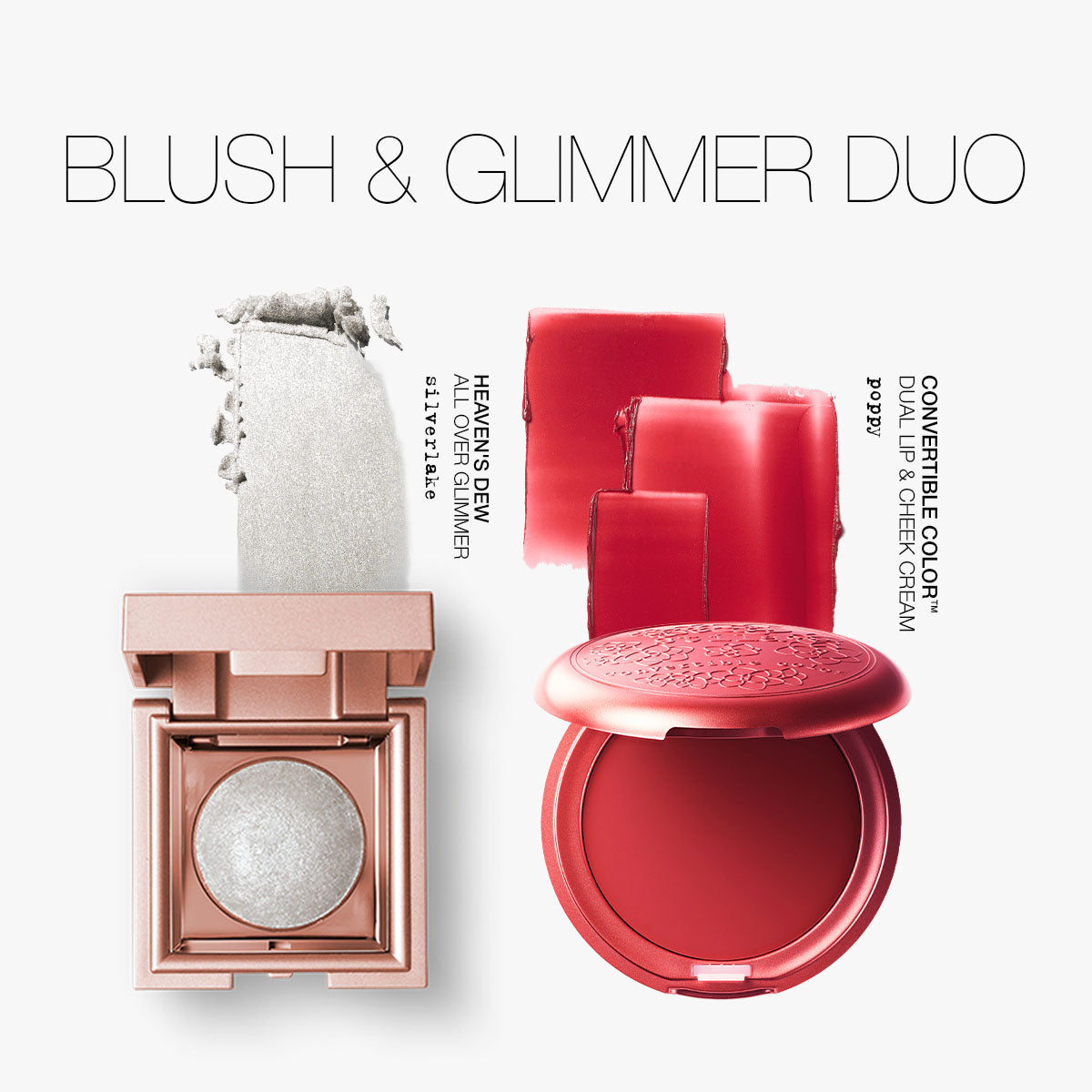 Blush & Glimmer Duo: Poppy + Silverlake