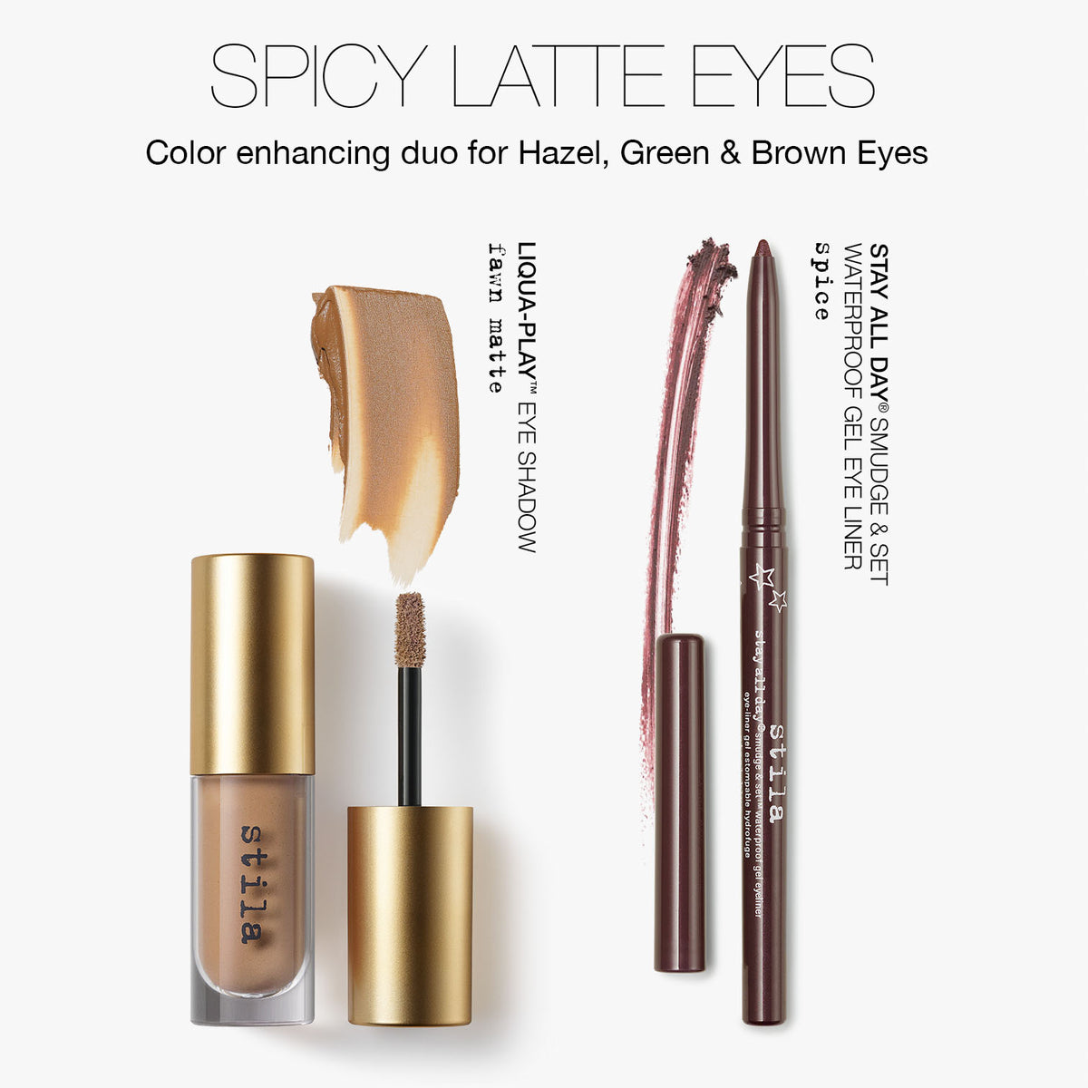 Spicy Latte Eyes: Color-Enhancing Duo for Hazel, Green & Brown Eyes