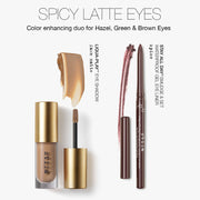 Spicy Latte Eyes: Color-Enhancing Duo for Hazel, Green & Brown Eyes